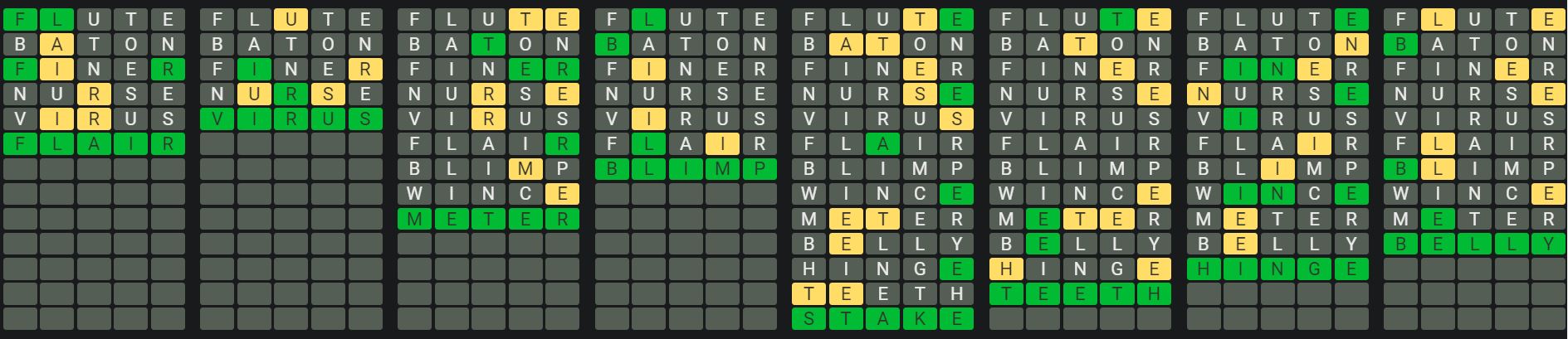 Daily Octordle 958 Rescue Answer - September 8th 2024