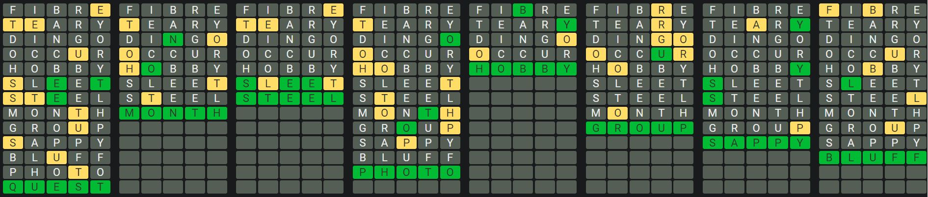 Daily Octordle 964 Rescue Answer - September 14th 2024