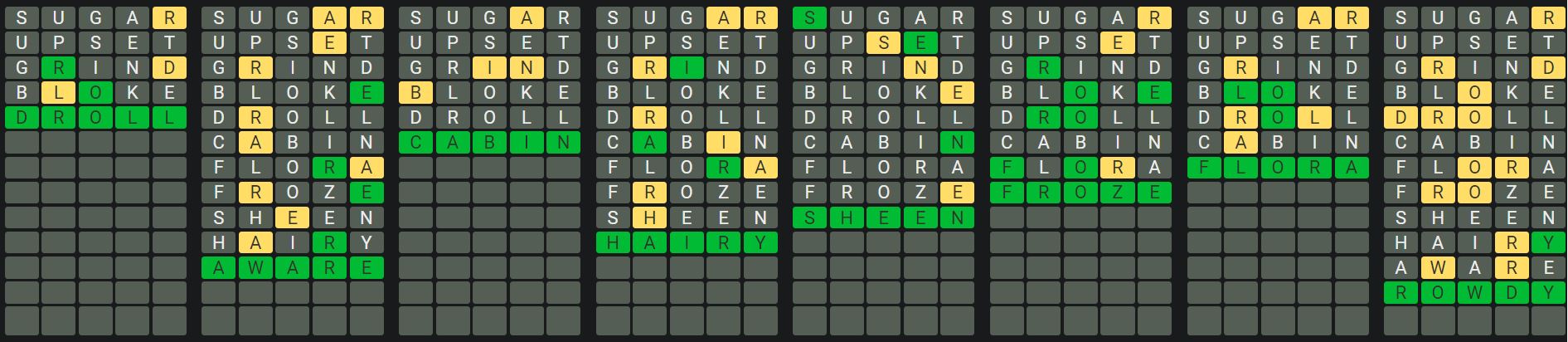 Daily Octordle 969 Rescue Answer - September 19th 2024