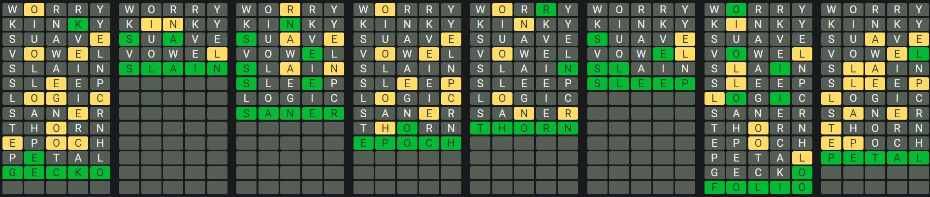 Daily Octordle 970 Rescue Answer - September 20th 2024