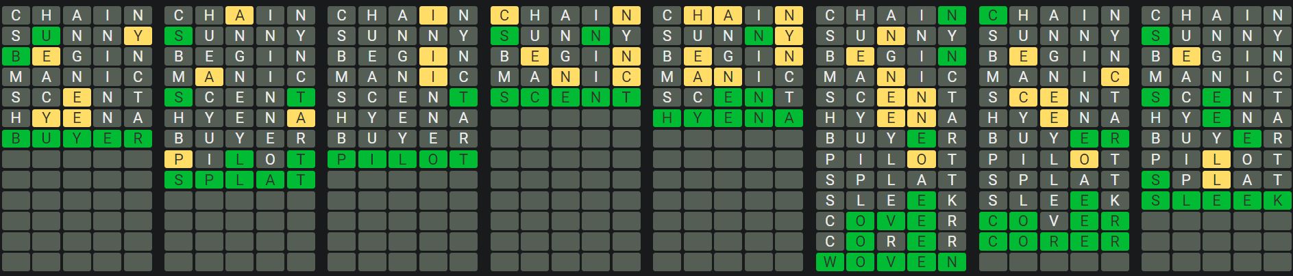 Daily Octordle 973 Rescue Answer - September 23rd 2024