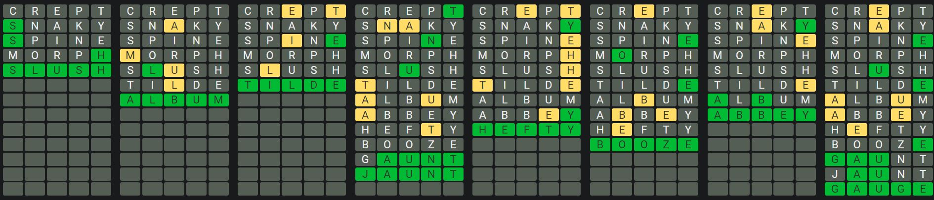 Daily Octordle 974 Rescue Answer - September 24th 2024