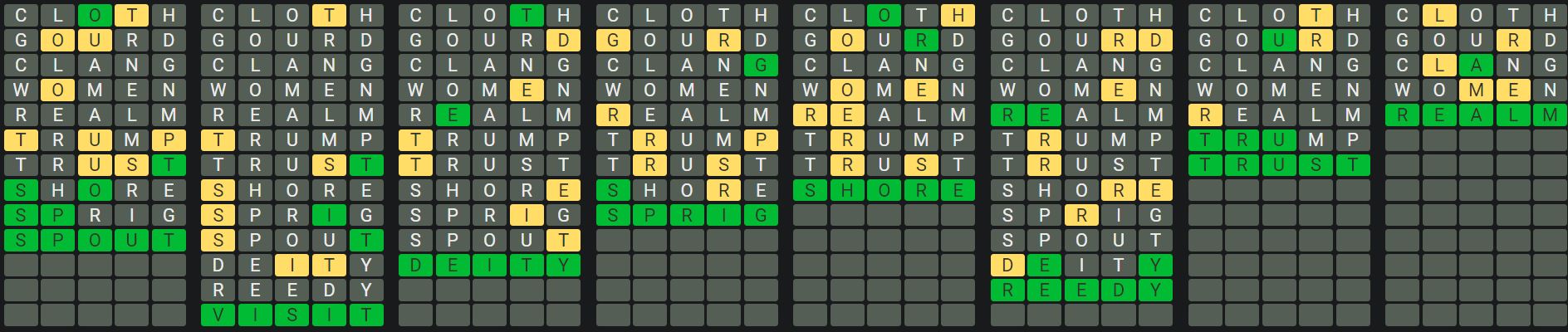 Daily Octordle 977 Rescue Answer - September 27th 2024