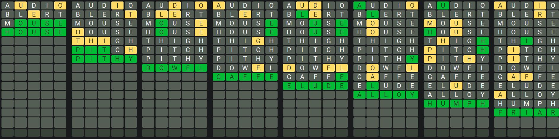 Daily Octordle 978 Sequence Answer - September 28th 2024