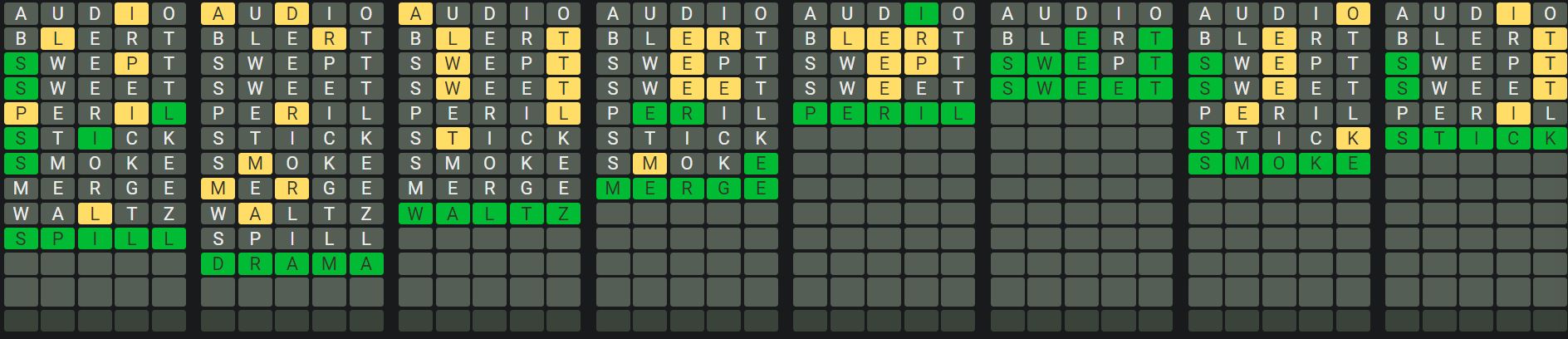 Daily Octordle Answer 953 - September 3rd 2024