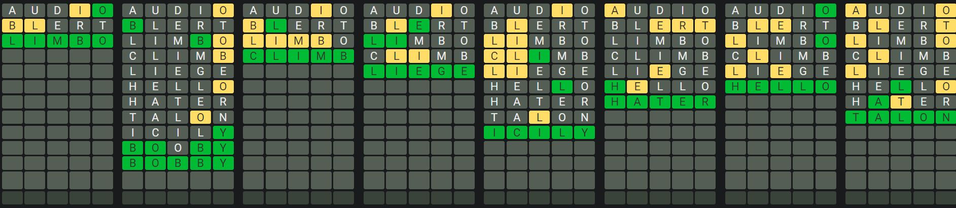 Daily Octordle Answer 973 - September 23rd 2024