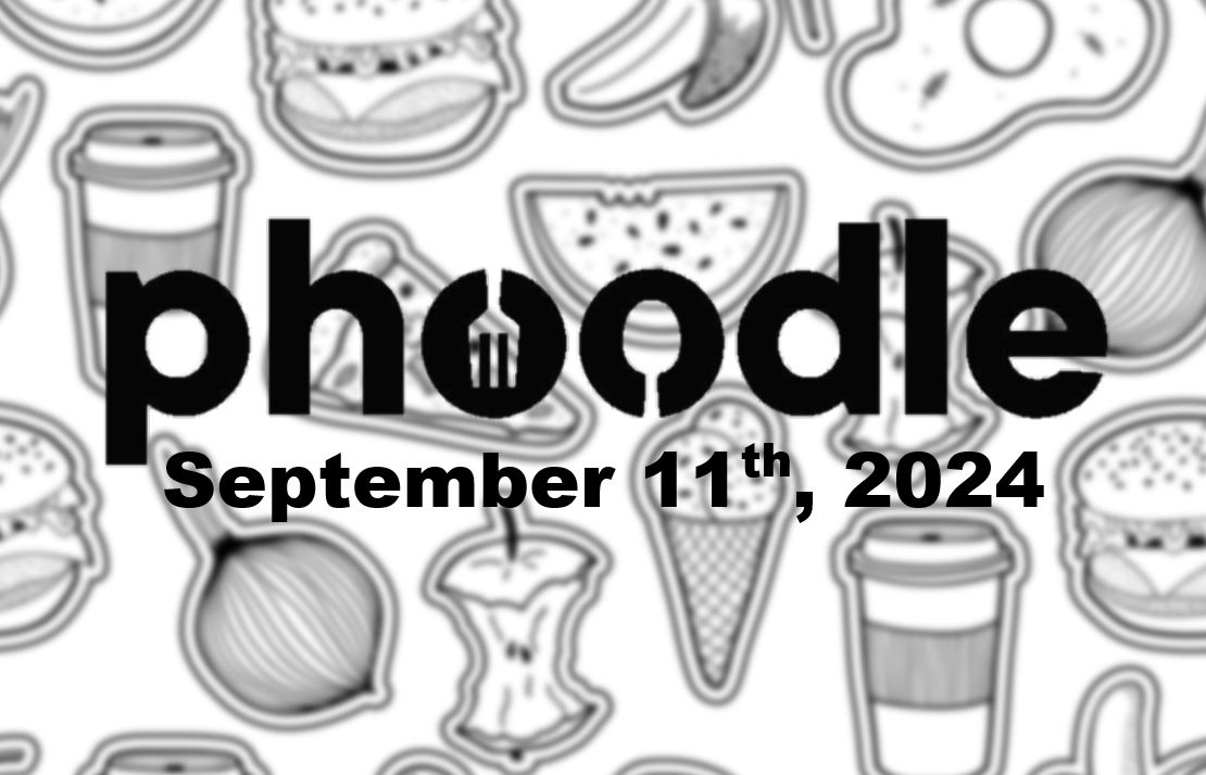 Daily Phoodle - 11th September 2024