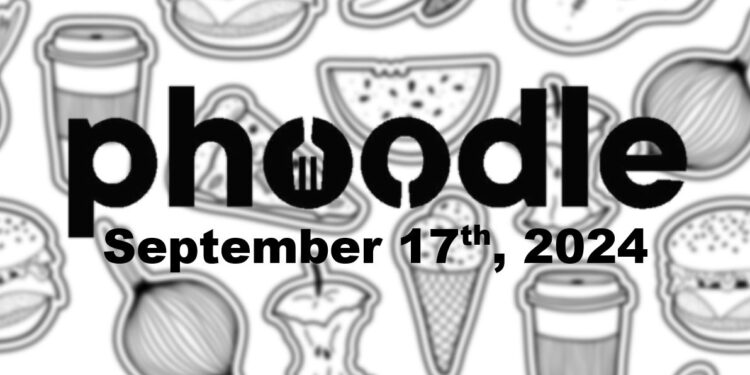 Daily Phoodle - 17th September 2024