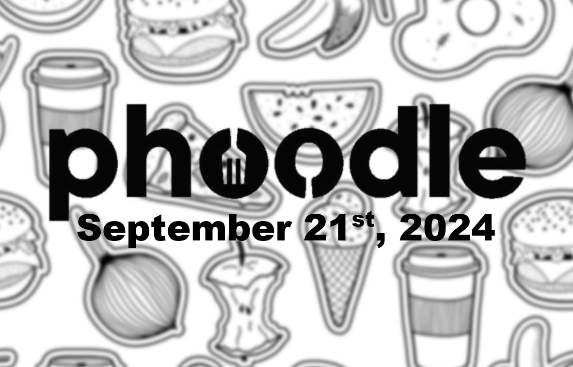 Daily Phoodle - 21st September 2024