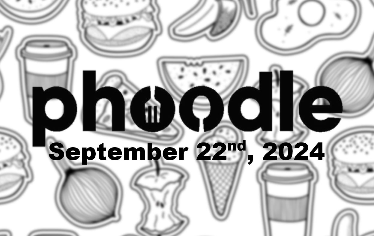 Daily Phoodle - 22nd September 2024