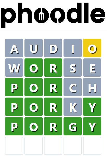 Daily Phoodle Answer 858 - 12th September 2024