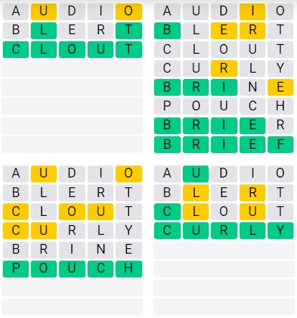 Daily Quordle 49 Extreme Answer - September 16th 2024