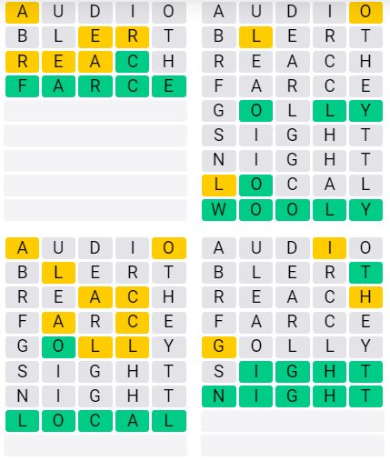 Daily Quordle 956 Answer - September 6th 2024