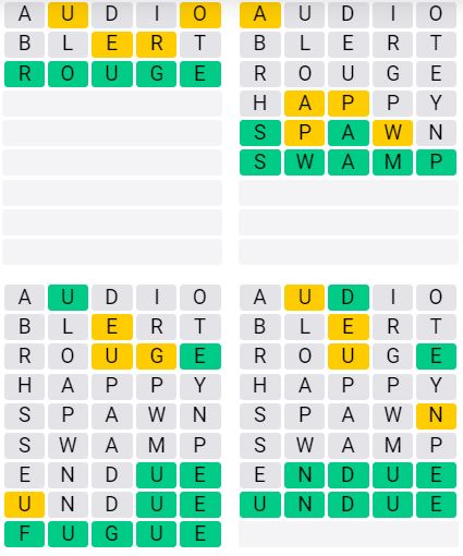 Daily Quordle 966 Classic Answer - September 16th 2024