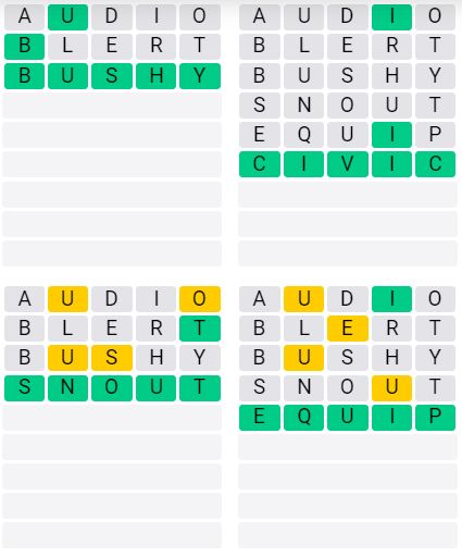 Daily Quordle 978 Classic Answer - September 28th 2024
