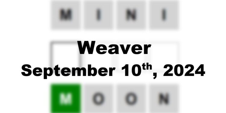 Daily Weaver Answers - 10th September 2024