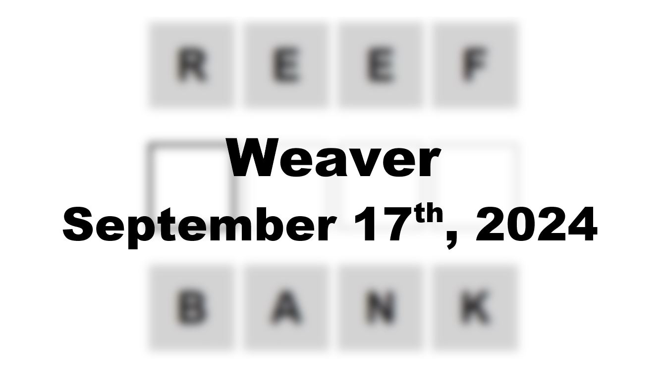 Daily Weaver Answers - 17th September 2024