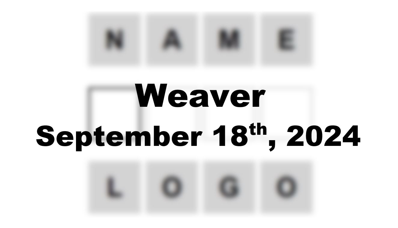 Daily Weaver Answers - 18th September 2024