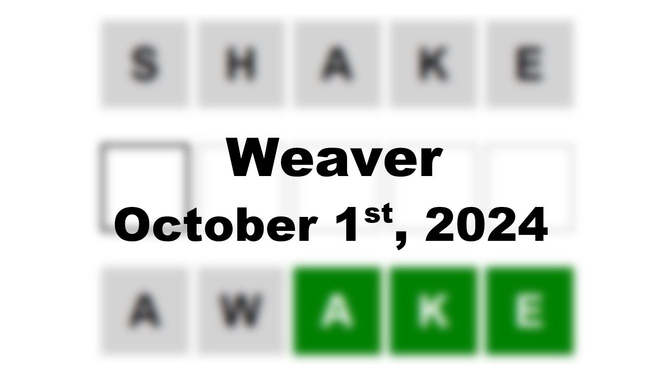 ‘Wordle’ Answer Today 1200 October 1st 2024 – Hints and Solution (10/1/24)