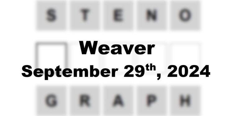 Daily Weaver Answers - 29th September 2024