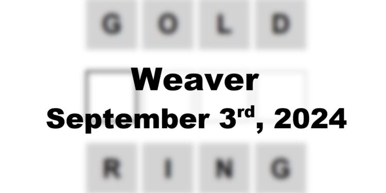 Daily Weaver Answers - 3rd September 2024