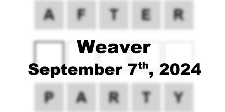 Daily Weaver Answers - 7th September 2024