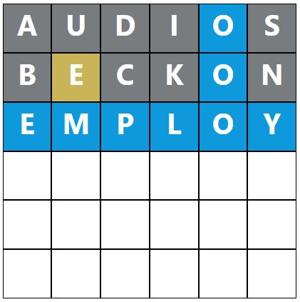 Daily Word Hurdle #1927 Morning Answer - 6th September 2024