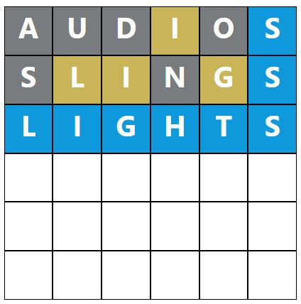Daily Word Hurdle #1928 Afternoon Answer - 6th September 2024