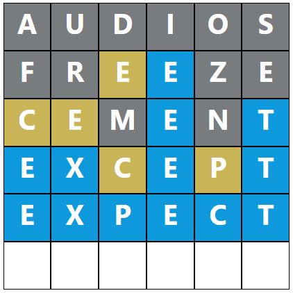 Daily Word Hurdle #1930 Afternoon Answer - 7th September 2024