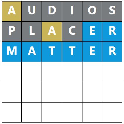 Daily Word Hurdle #1937 Morning Answer - 11th September 2024