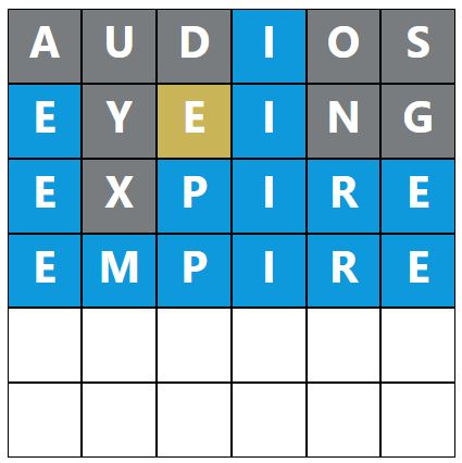 Daily Word Hurdle #1940 Afternoon Answer - 12th September 2024