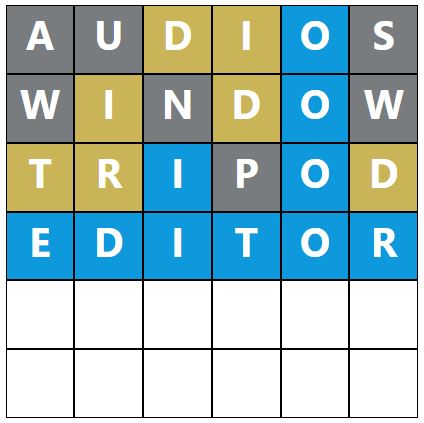 Daily Word Hurdle #1942 Afternoon Answer - 13th September 2024
