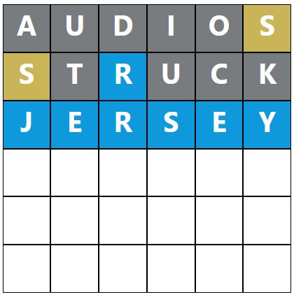 Daily Word Hurdle #1952 Afternoon Answer - 18th September 2024