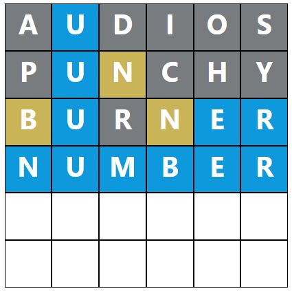 Daily Word Hurdle #1961 Morning Answer - 23rd September 2024