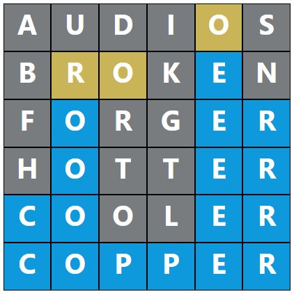 Daily Word Hurdle #1963 Morning Answer - 24th September 2024