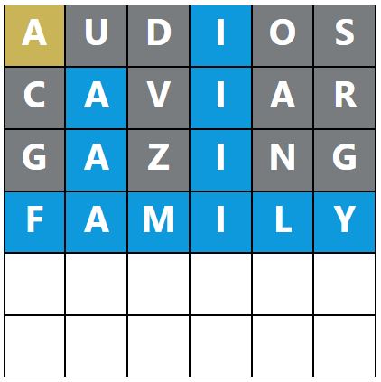 Daily Word Hurdle #1964 Afternoon Answer - 24th September 2024