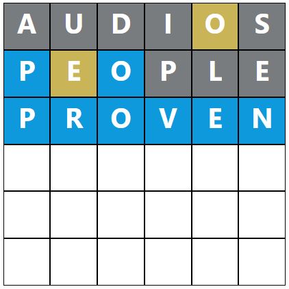 Daily Word Hurdle #1965 Morning Answer - 25th September 2024
