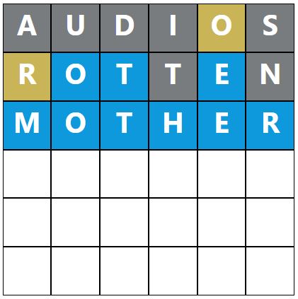 Daily Word Hurdle #1970 Afternoon Answer - 27th September 2024