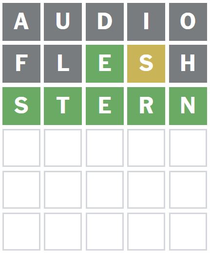 Daily Wordle Answer 1173 - 4th September 2024