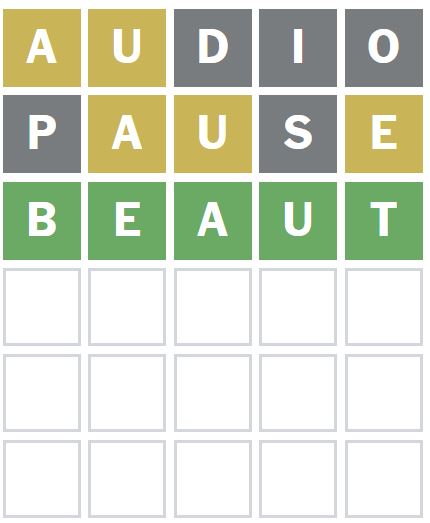 Daily Wordle Answer 1186 - 17th September 2024