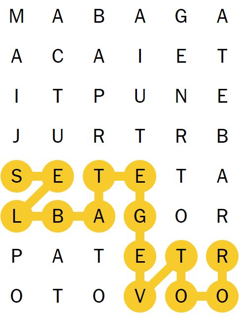 NYT Spangram 186 - 5th September 2024