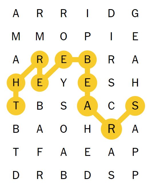 NYT Spangram 187 - 6th September 2024