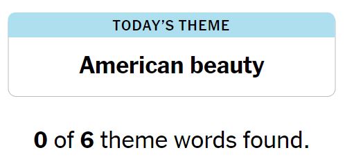 NYT Strands 185 Theme - 4th September 2024