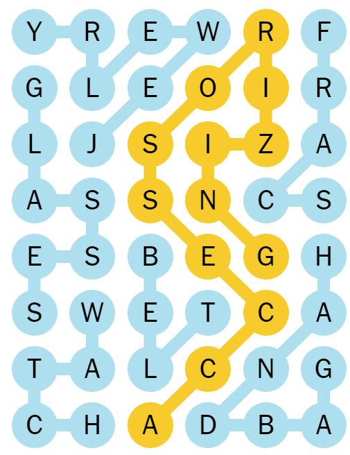 NYT Strands 195 Completed Puzzle - 14th September 2024