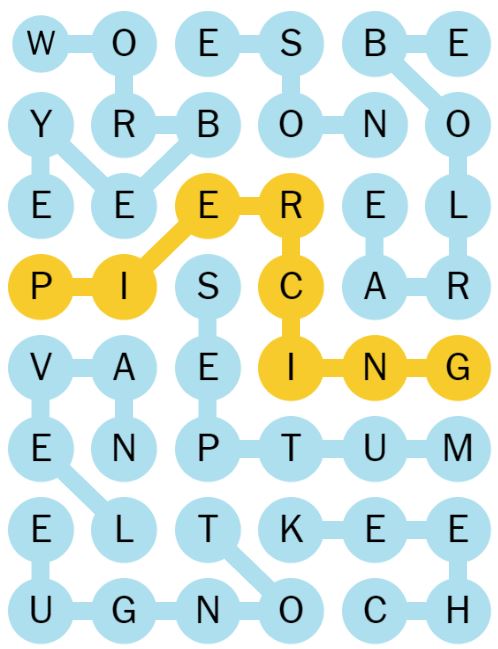 NYT Strands 197 Completed Puzzle - 16th September 2024