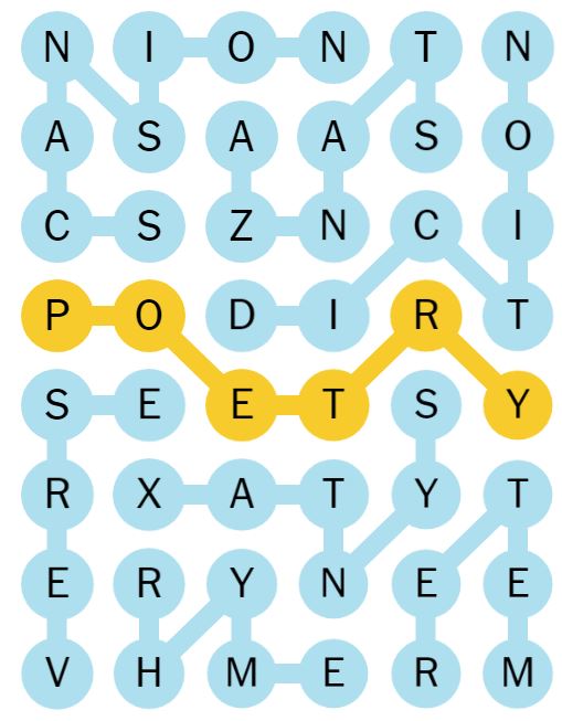 NYT Strands 201 Completed Puzzle - 20th September 2024