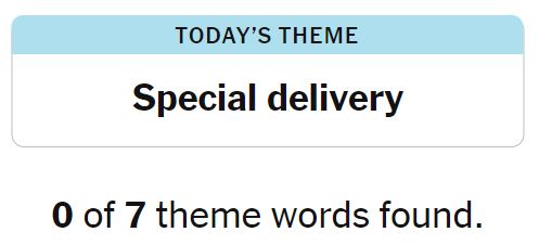 NYT Strands 207 Theme - 26th September 2024