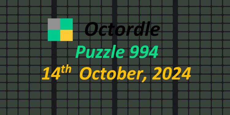 Daily Octordle 14th October 2024 Answers Today 994