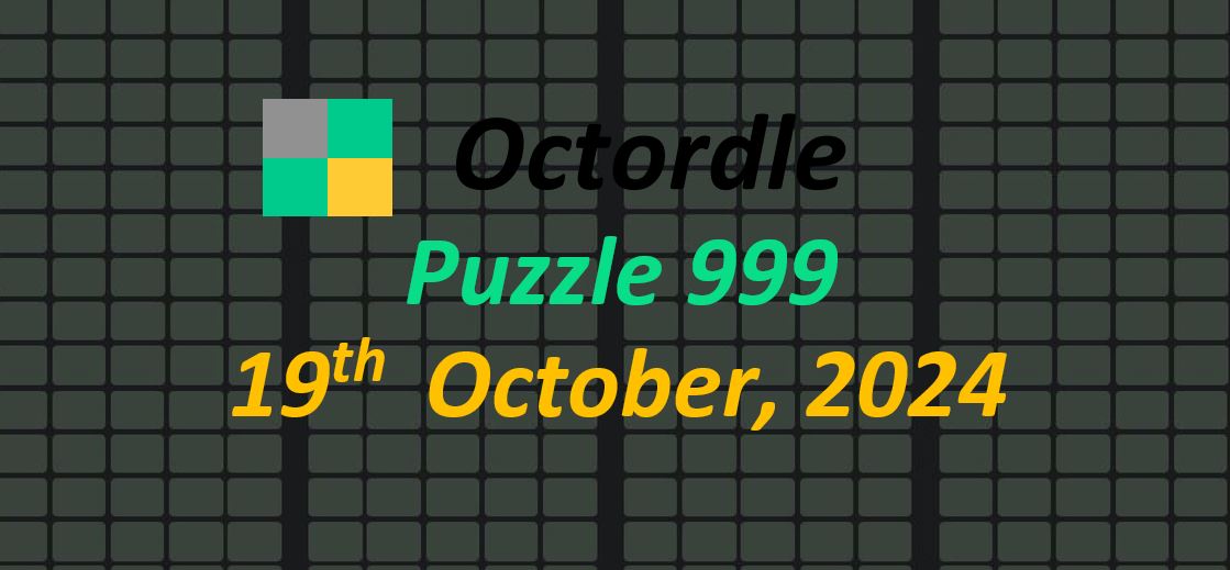 ‘Wordle’ Answer Today 1218 October 19th 2024 – Hints and Solution (10/19/24)