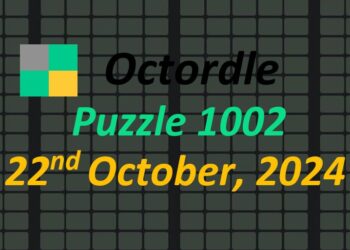 ‘Wordle’ Answer Today 1221 October 22nd 2024 – Hints and Solution (10/22/24)